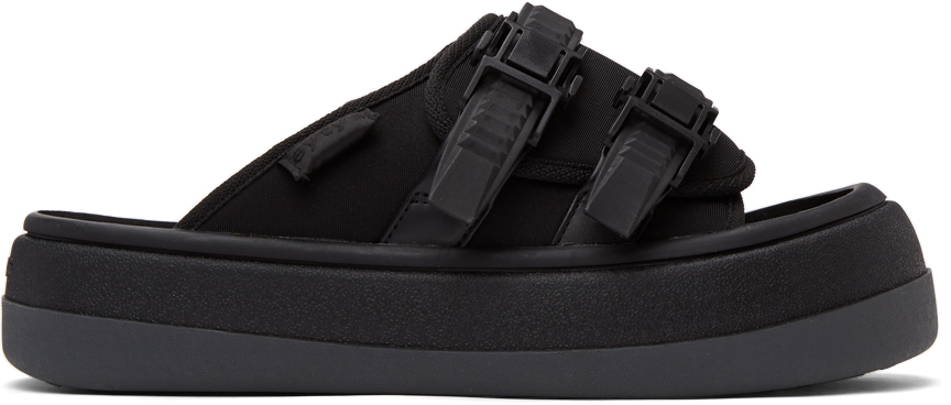 SSENSE Exclusive Black Capri Sandals