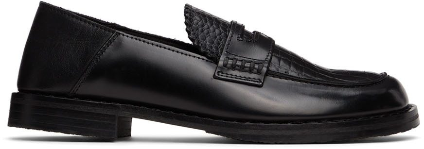 Eytys Black Croc Otello Loafers
