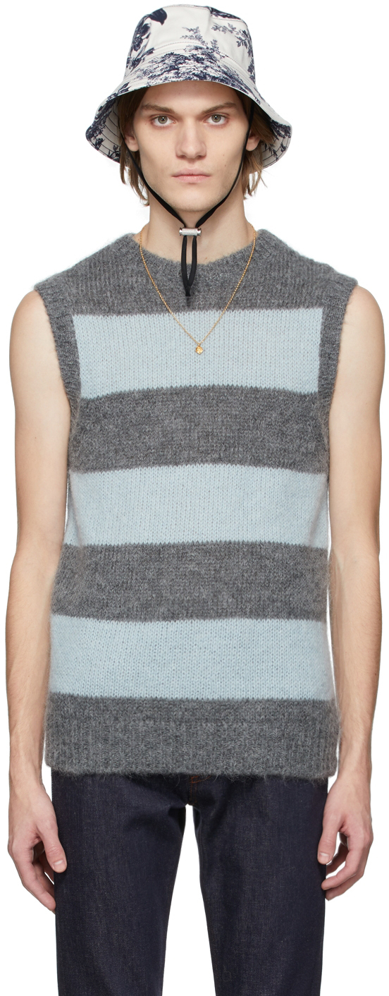 Pull Femme Bellamy Gallery Bleu - Mohair Et Alpaga, Taille L/XL, Occasion Parfait état