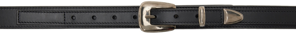 Black Minimal Western Belt SSENSE Women Accessories Belts 