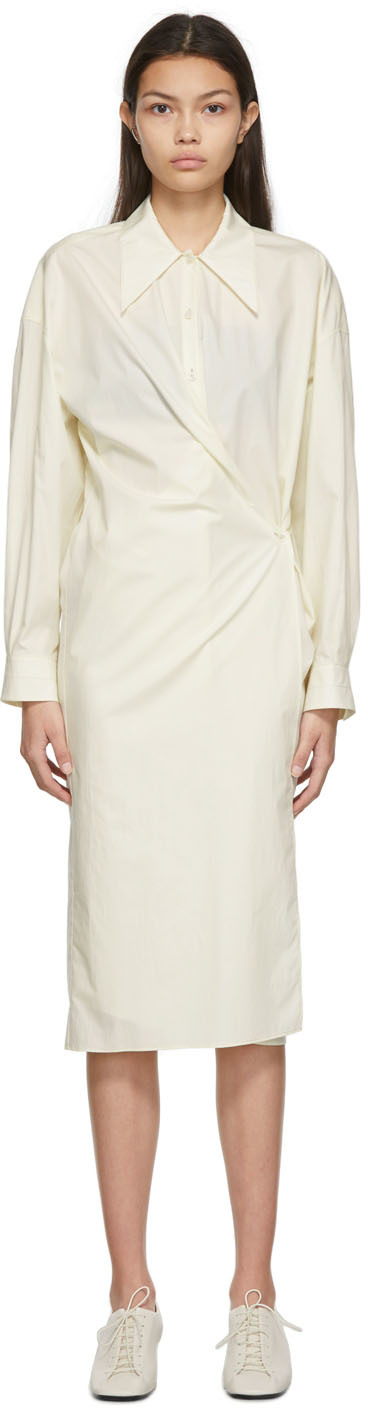 Lemaire Yellow Twisted Dress | Smart Closet Lemaire Yellow Twisted Dress | Smart Closet