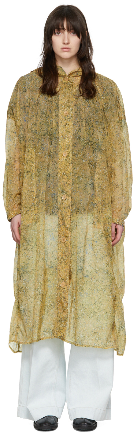 Yellow Nylon Coat