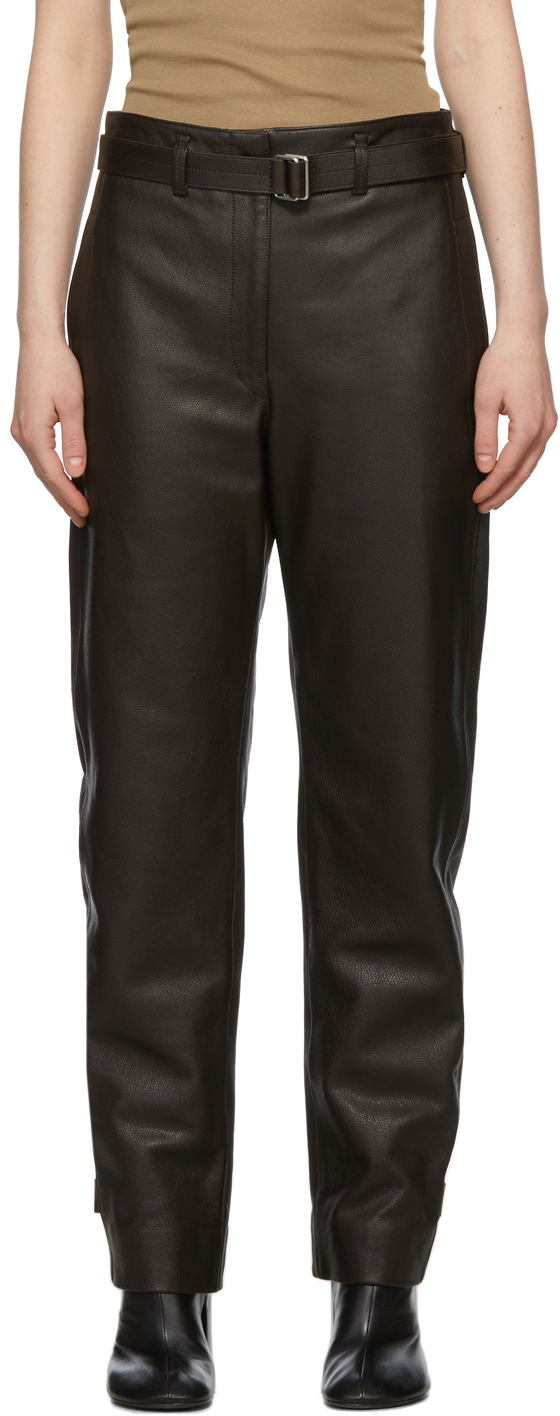 ssense leather pants