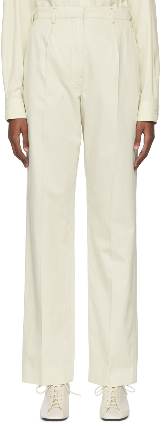 Off-White Cotton Trousers