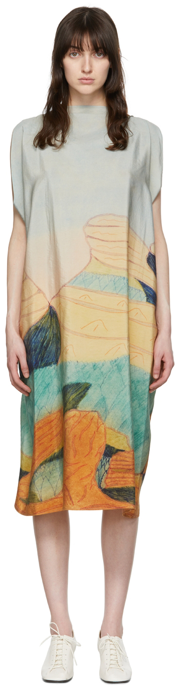 Lemaire Multicolor Joseph Yoakum Edition Midi Dress
