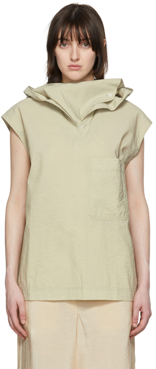 Khaki Cotton Blouse