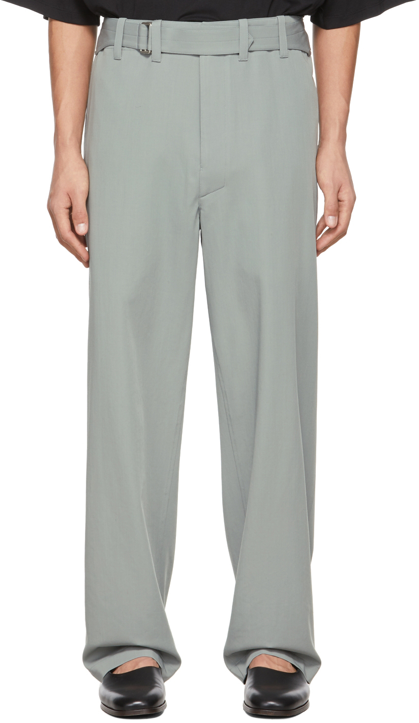 Lemaire Blue Loose Trousers