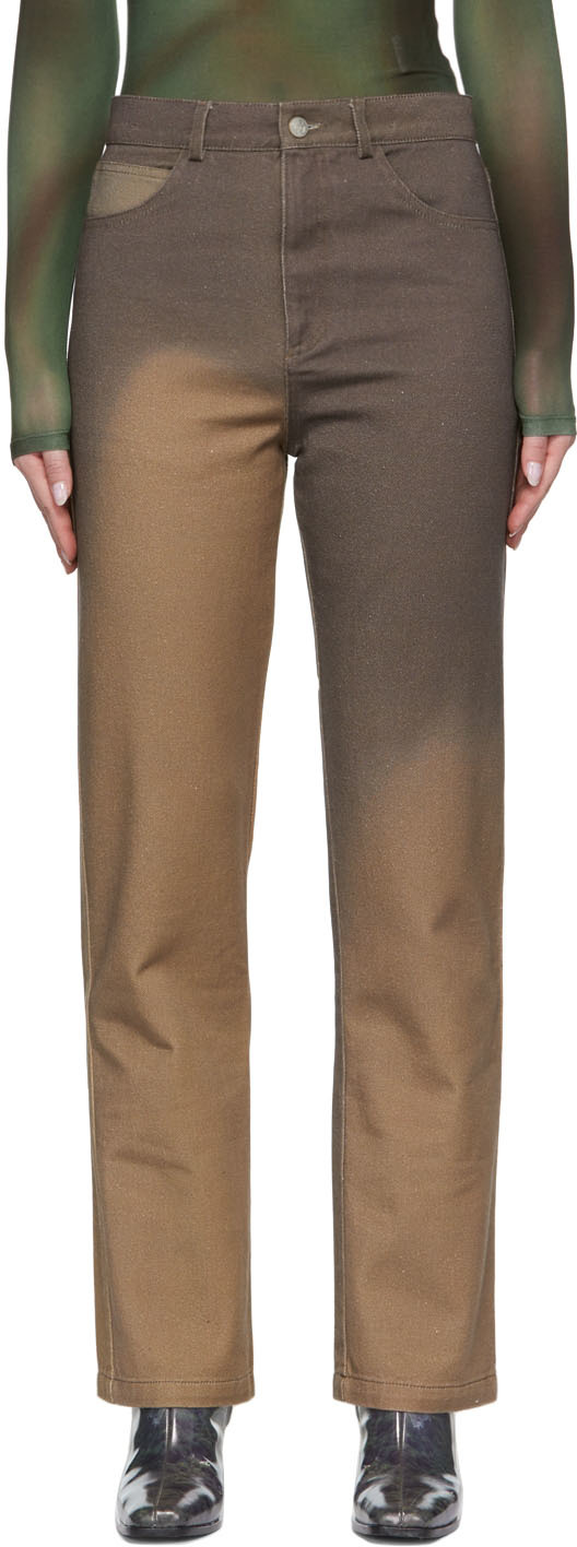 SSENSE Exclusive Brown Iglu Trousers