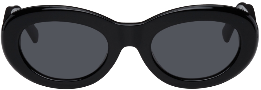 Sun Buddies: Black Courtney Sunglasses | SSENSE Canada