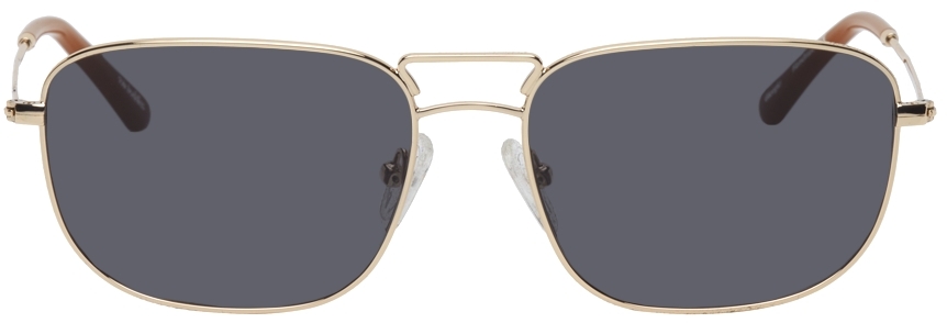 Sun Buddies: Gold Giorgio Sunglasses | SSENSE