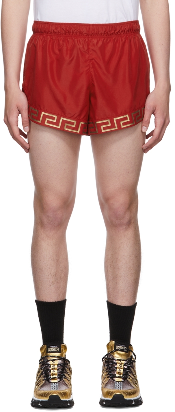 Red Greca Shorts