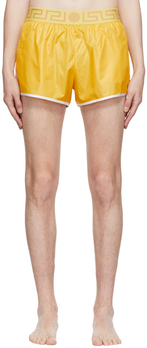 Ssense Uomo Sport & Swimwear Costumi da bagno Pantaloncini da bagno Yellow William Swim Shorts 