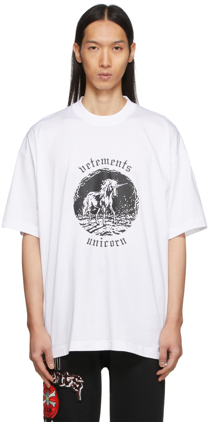 White Double Unicorn T-Shirt