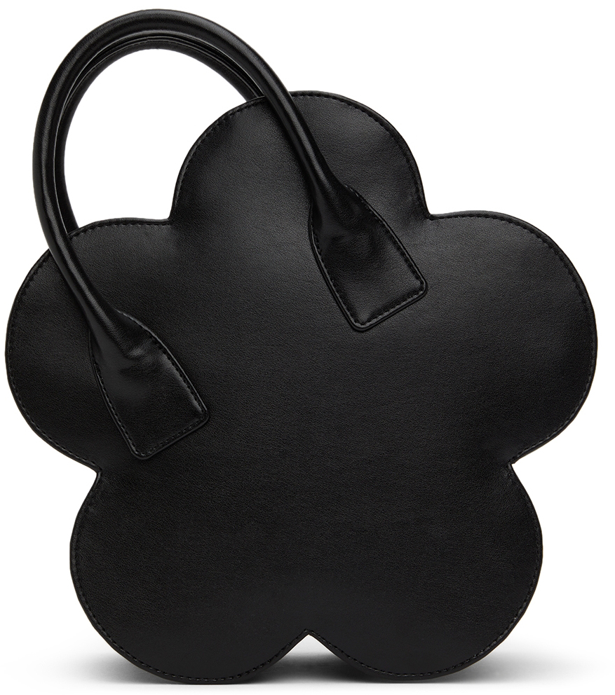 Comme des Garçons Girl Black Flower Top Handle Bag | Smart Closet