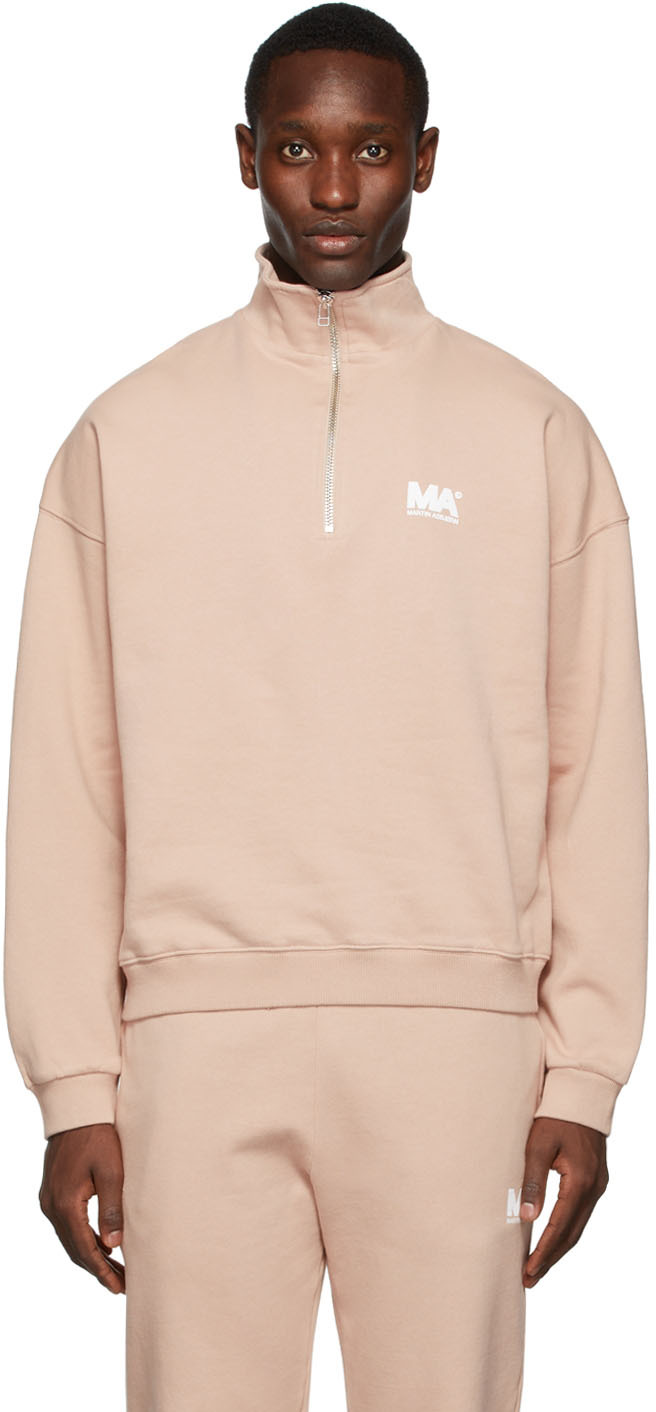 M.A. Martin Asbjørn Pink M.A. Zip-Up Sweatshirt