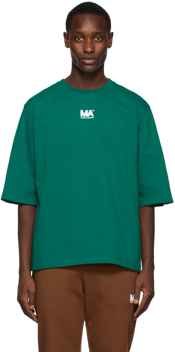 M.A. Martin Asbjørn Green Logo T-Shirt