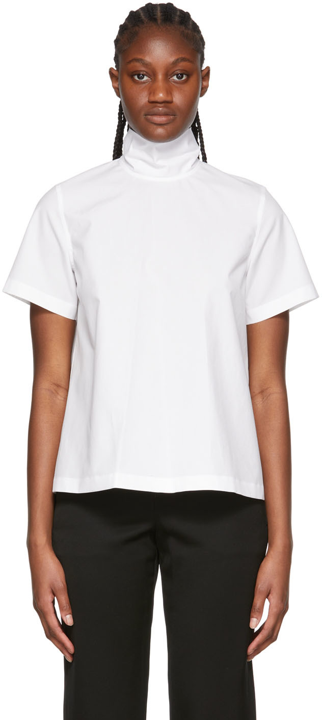 Noir Kei Ninomiya: White Cotton Shirt | SSENSE UK