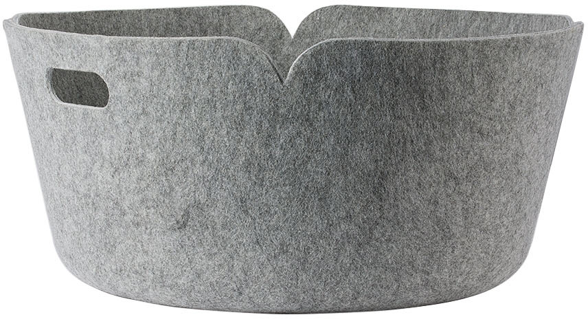 MUUTO GRAY LARGE RESTORE BASKET