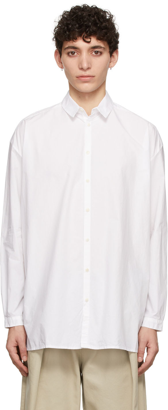 Toogood: White The Draughtsman Shirt | SSENSE