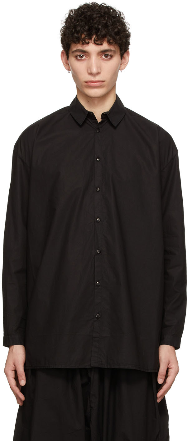 Toogood: Black The Draughtsman Shirt | SSENSE Canada