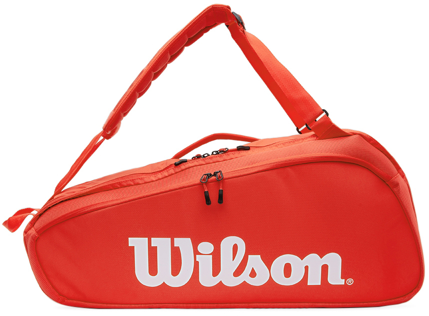 Wilson Super Tour 6 Pack Red Tennis Bag