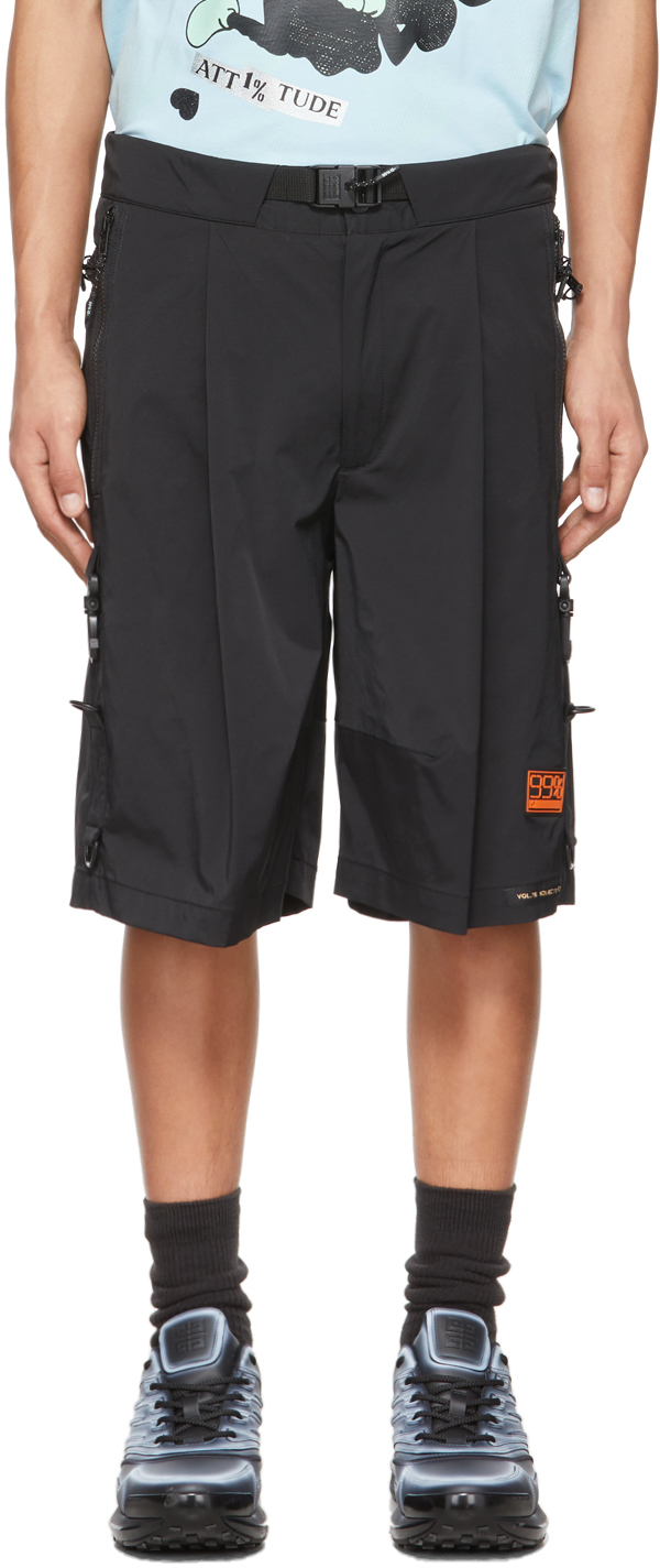 99 IS Black D Ring Shorts