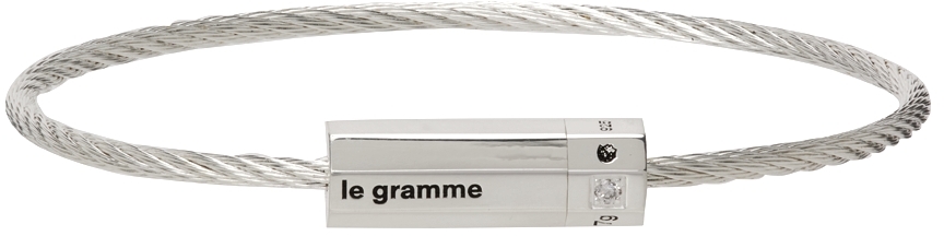 Le Gramme Silver 'Le 7 Grammes' Octagon Bracelet