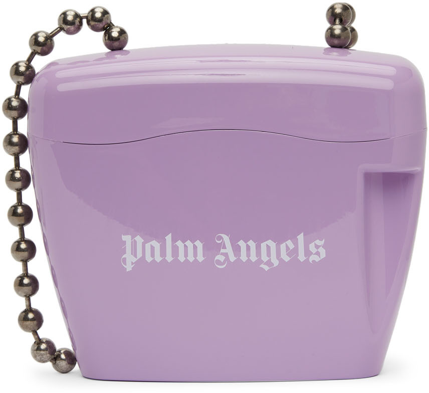 Palm Angels Purple Mini Padlock Bag