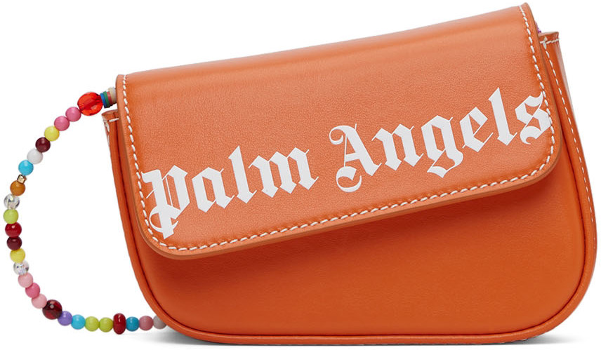 Palm Angels Orange Beads Crash Mini Shoulder Bag