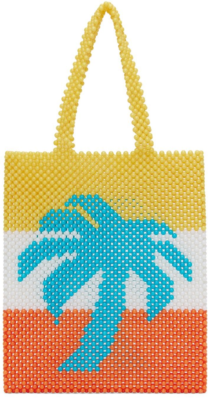 Palm Angels Multicolor Beats Summer Shopper Tote
