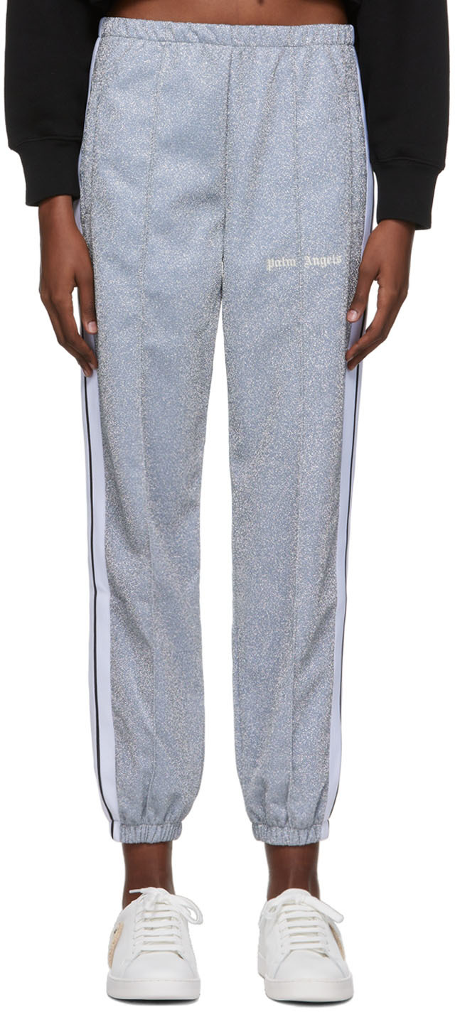 Palm Angels Grey Polyester Lounge Pants