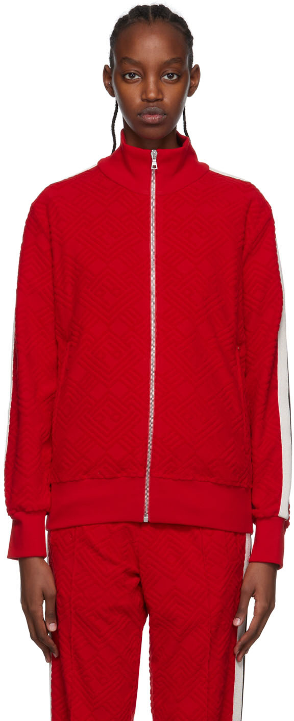 Palm Angels Red Cotton Sweater