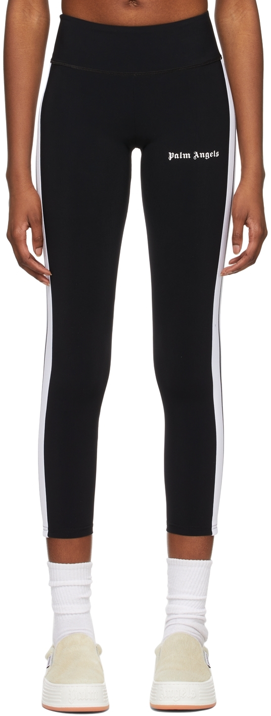 Palm Angels Black Track Leggings