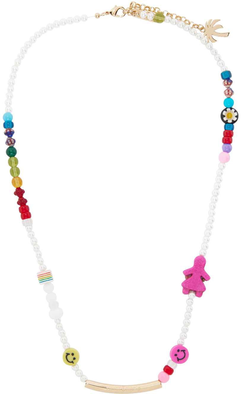 Palm Angels Multicolor Beaded Necklace