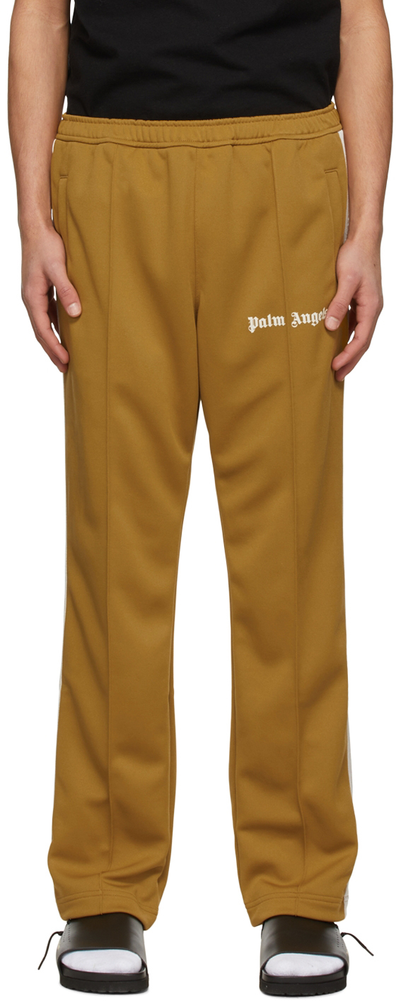Palm Angels Tan Jersey Lounge Pants