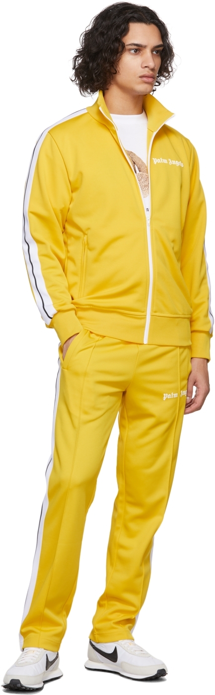 Palm Angels Yellow Classic Track Jacket Palm Angels