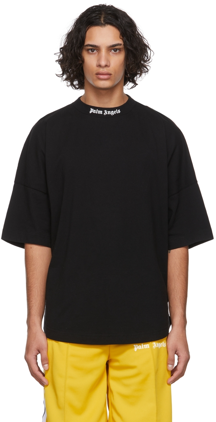 Palm Angels Black Classic Logo T-Shirt