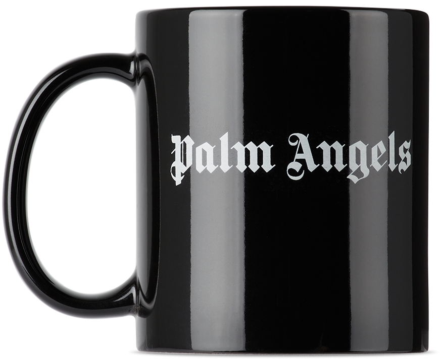 Palm Angels Black Classic Logo Cup