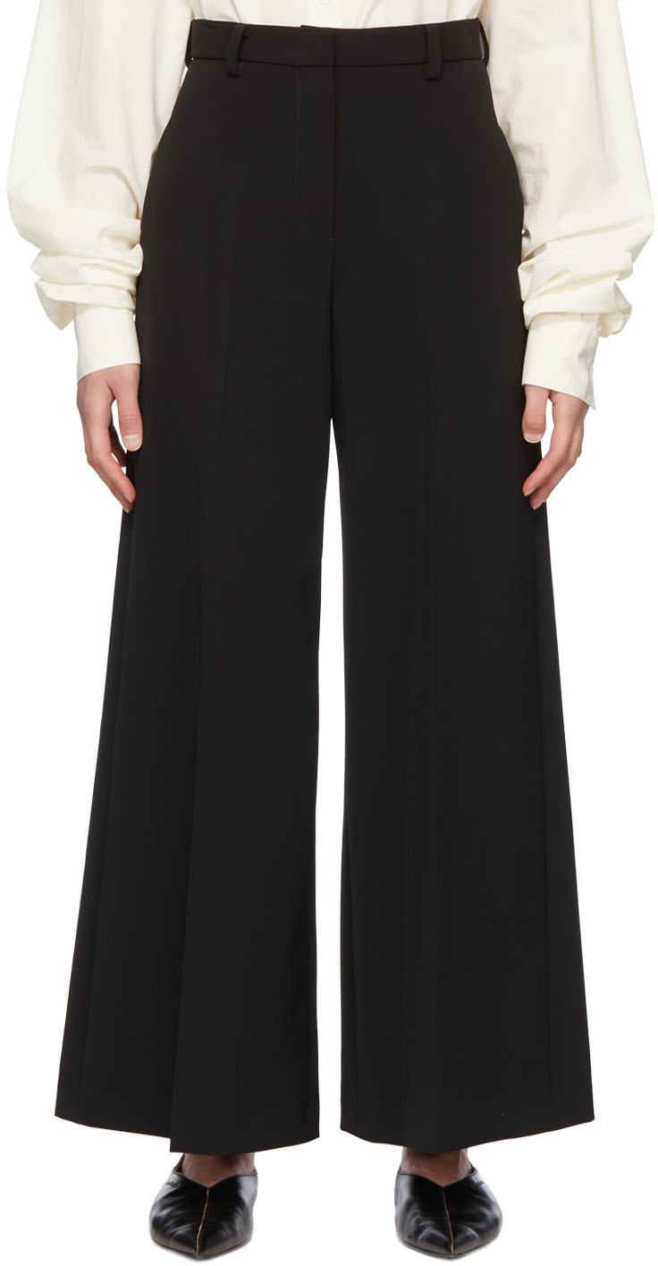 Black Flared Trousers