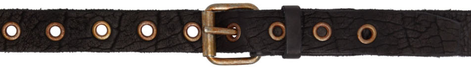 Guidi Black Leather Belt In Blkt