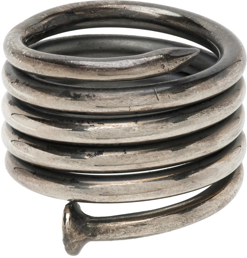 Guidi Silver Spiral Ring In Ntr