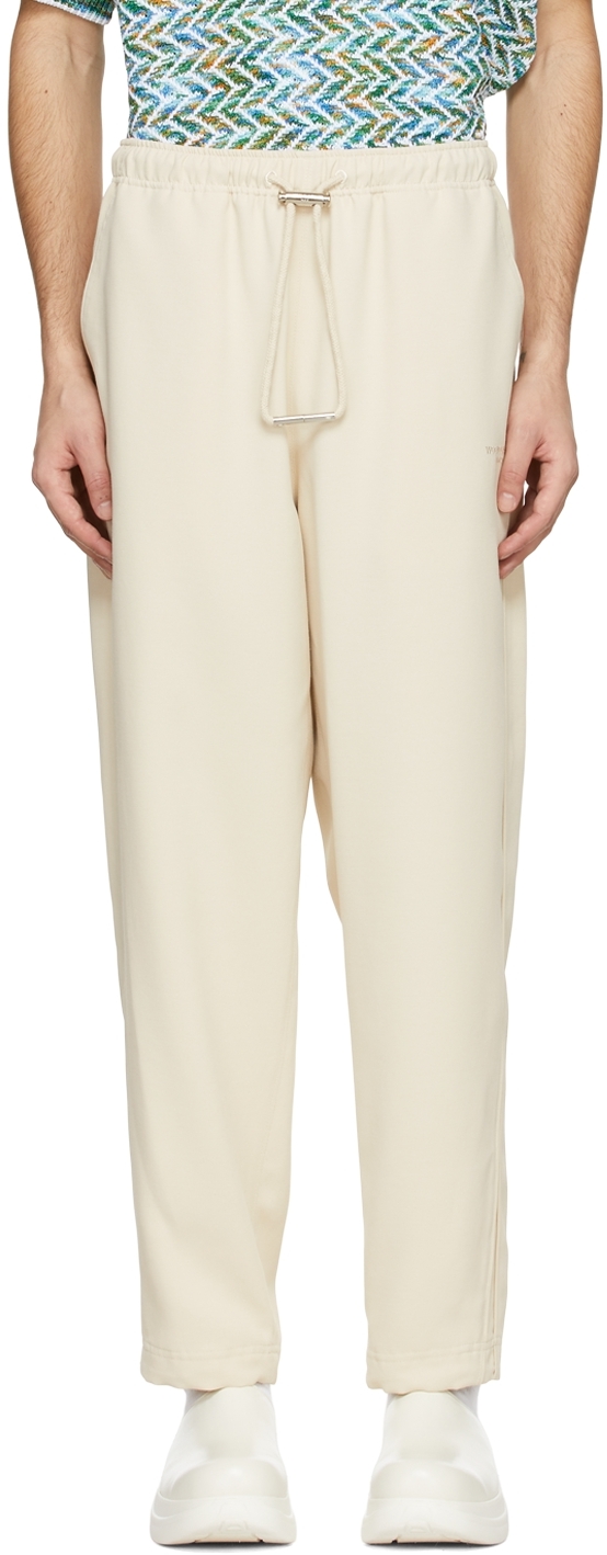 Wooyoungmi Beige Polyester Lounge Pants