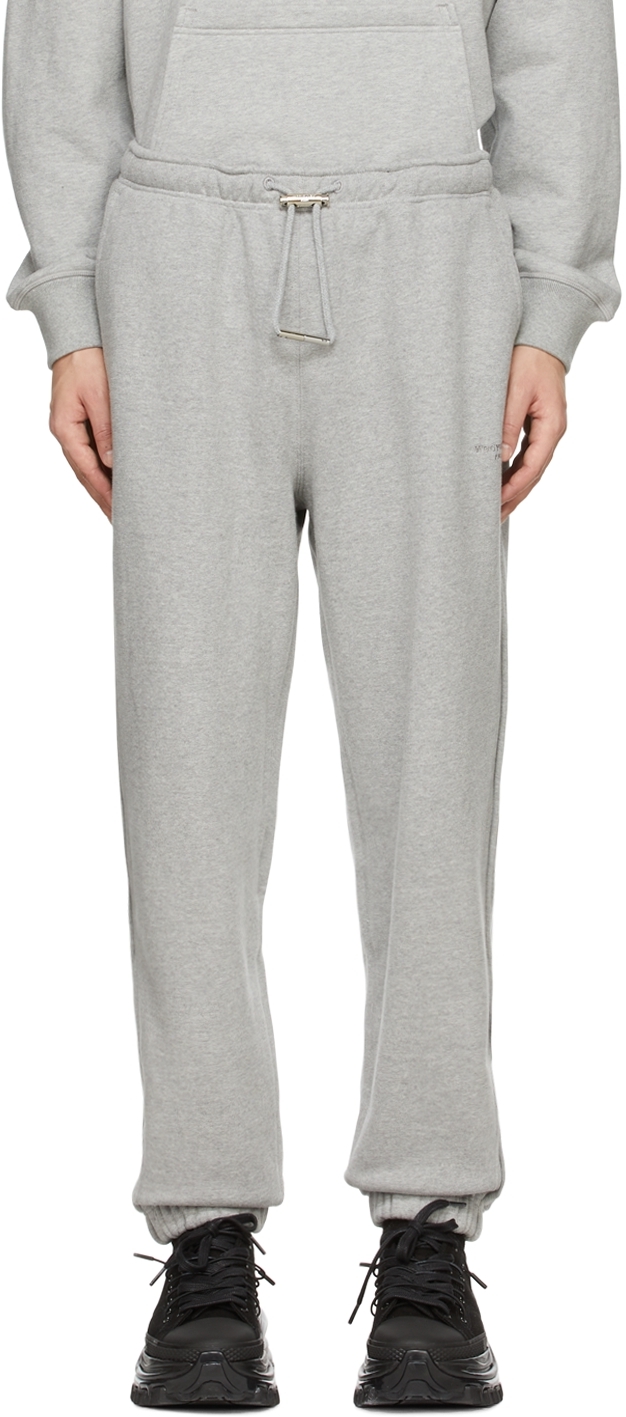Wooyoungmi Grey Cotton Lounge Pants