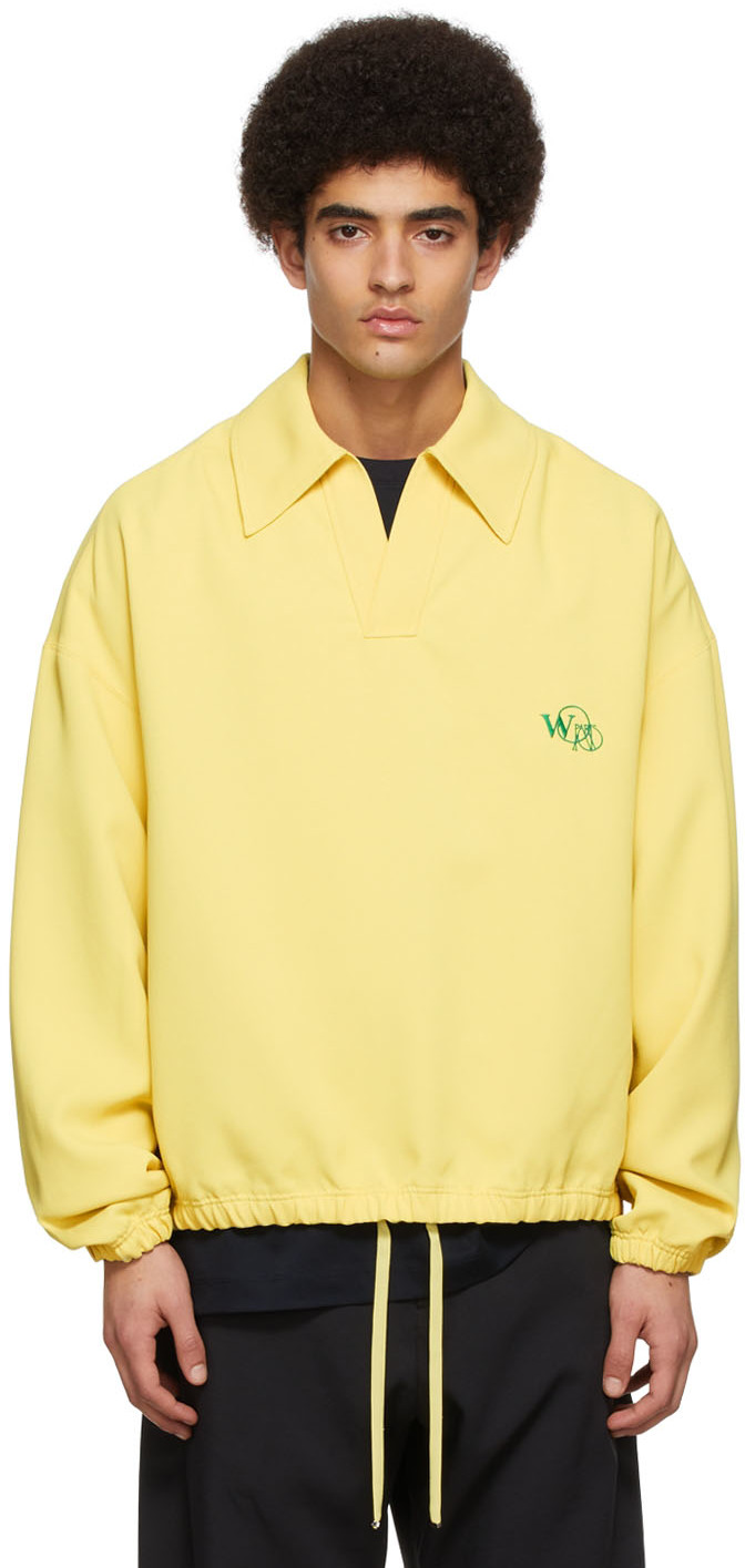 Wooyoungmi Yellow Polyester Polo