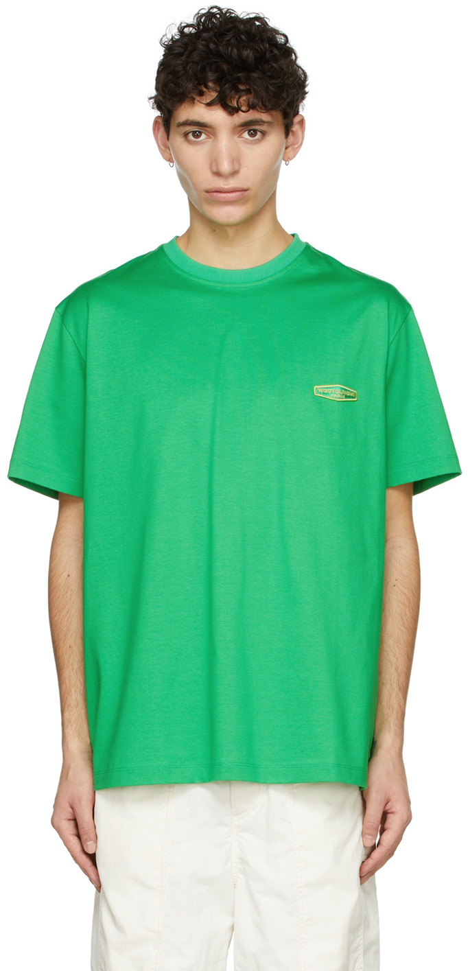 Wooyoungmi Green Cotton T-Shirt