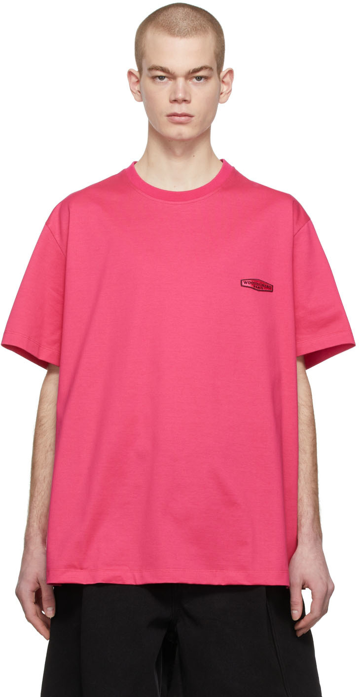 Wooyoungmi Pink Logo T-Shirt