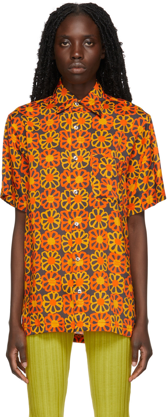 Simon Miller Orange Zabu Shirt