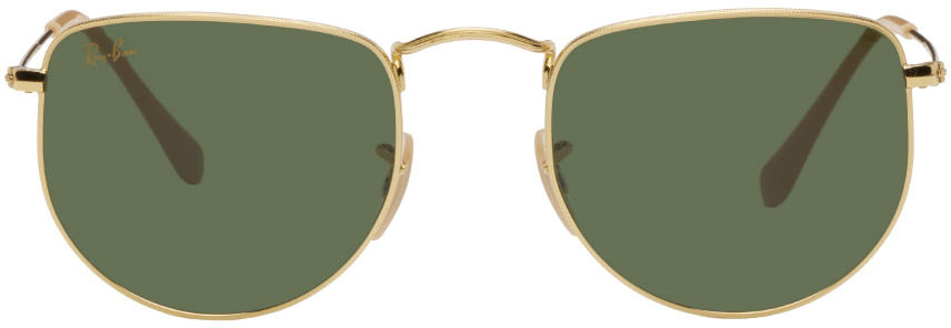 Ray Ban Gold Elon Sunglasses In 919631 Legend Gold
