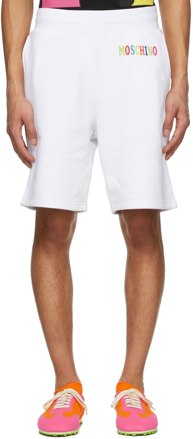 Moschino White Cotton Shorts
