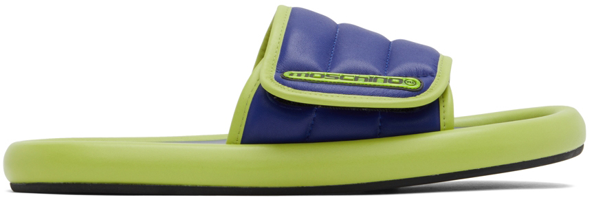 Black & Blue Logo Slides